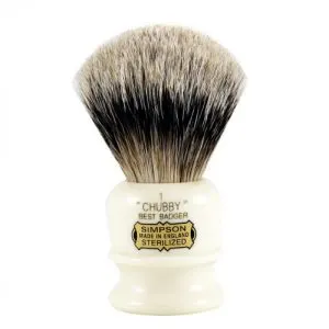 blaireau de rasage simpson chubby