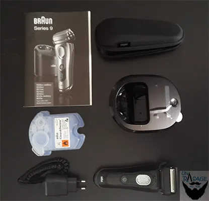 braun series 9 9050cc contenu boite