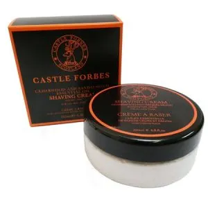 crème de rasage castle forbes au bois de santal