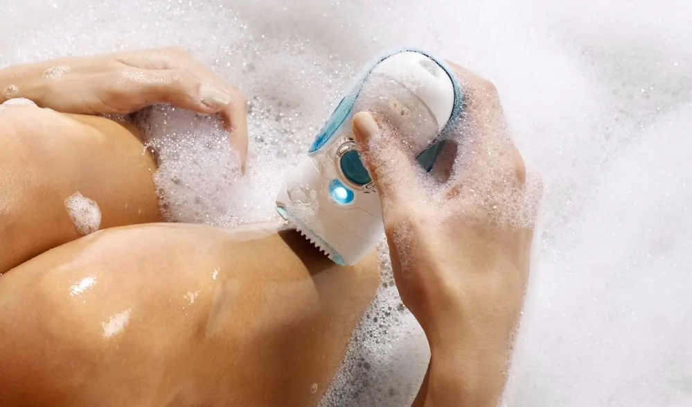 epilateur electrique sous l'eau