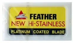 feather lames de rasoir double edge