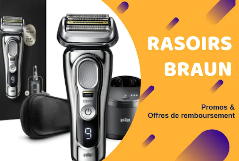 promo et odr rasoir electrique braun