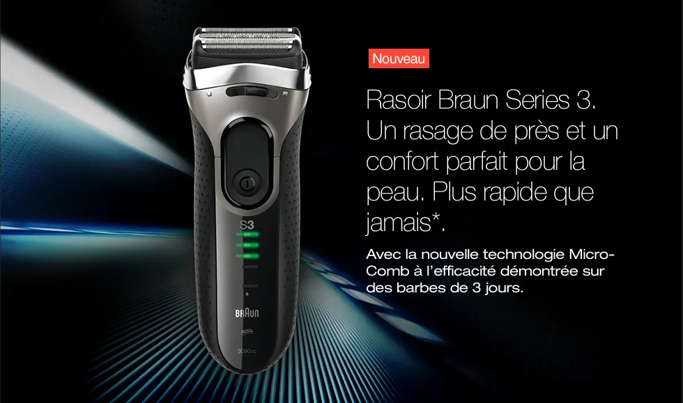 rasoir électrique braun serie 3 3020s avis