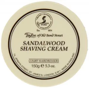 crème à raser taylor of old bond street au bois de santal