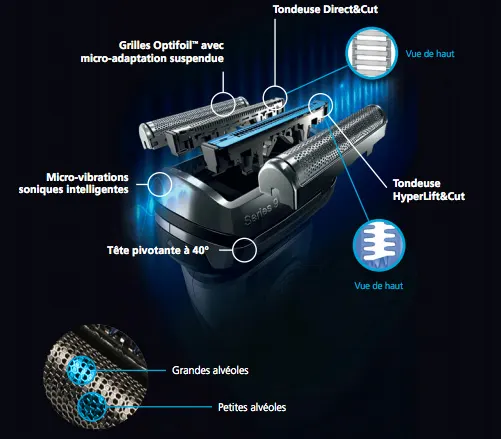 tete de rasage braun serie 9 9050cc