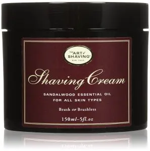 crème de rasage the art of shaving au bois de santal